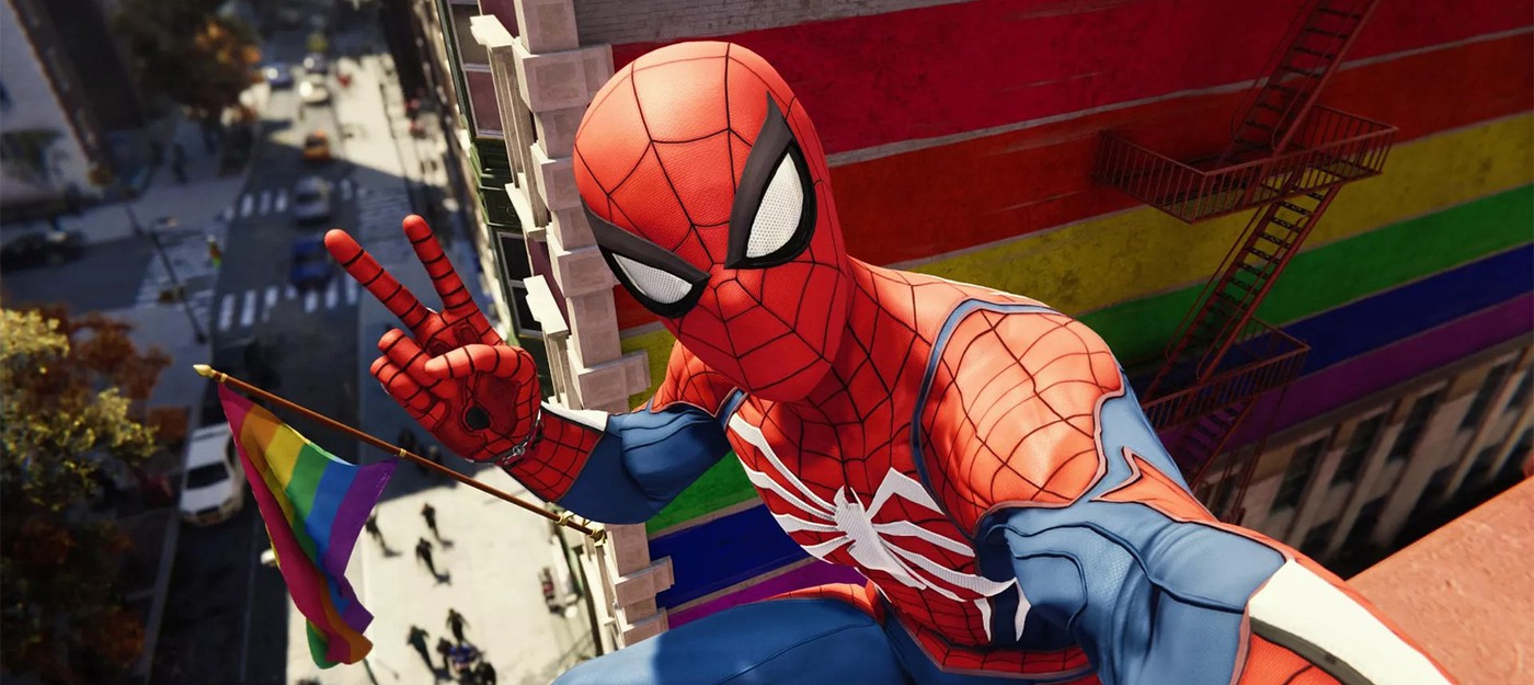 С сайта модов удалили модификацию Spider-Man Remastered заменяющую ЛГБТ-флаги — началась драма