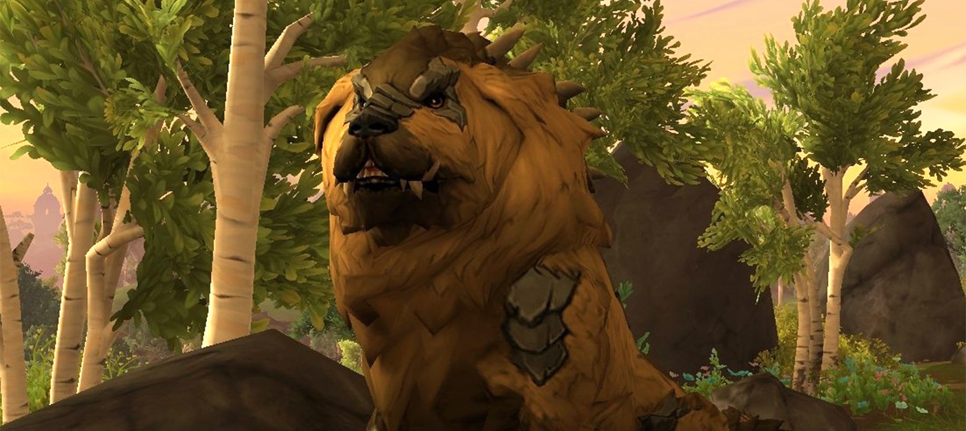 В World of Warcraft Dragonflight можно погладить собаку