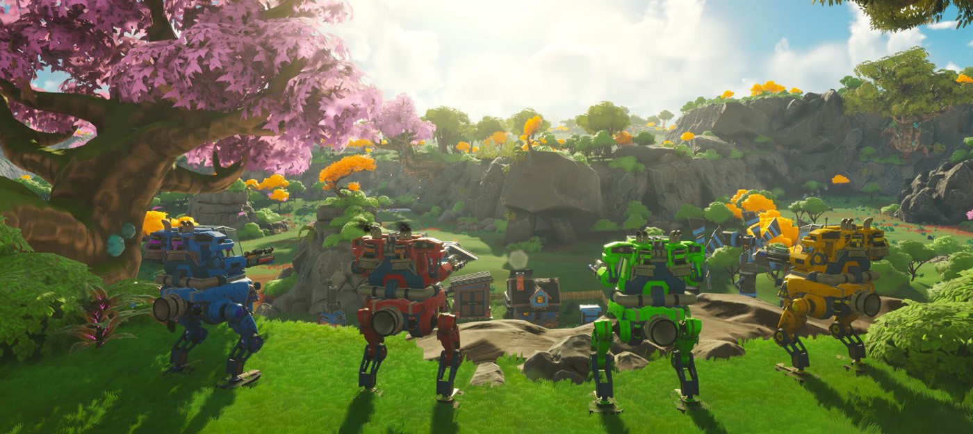 Геймплей Lightyear Frontier — игры про фермеров на гигантских роботах