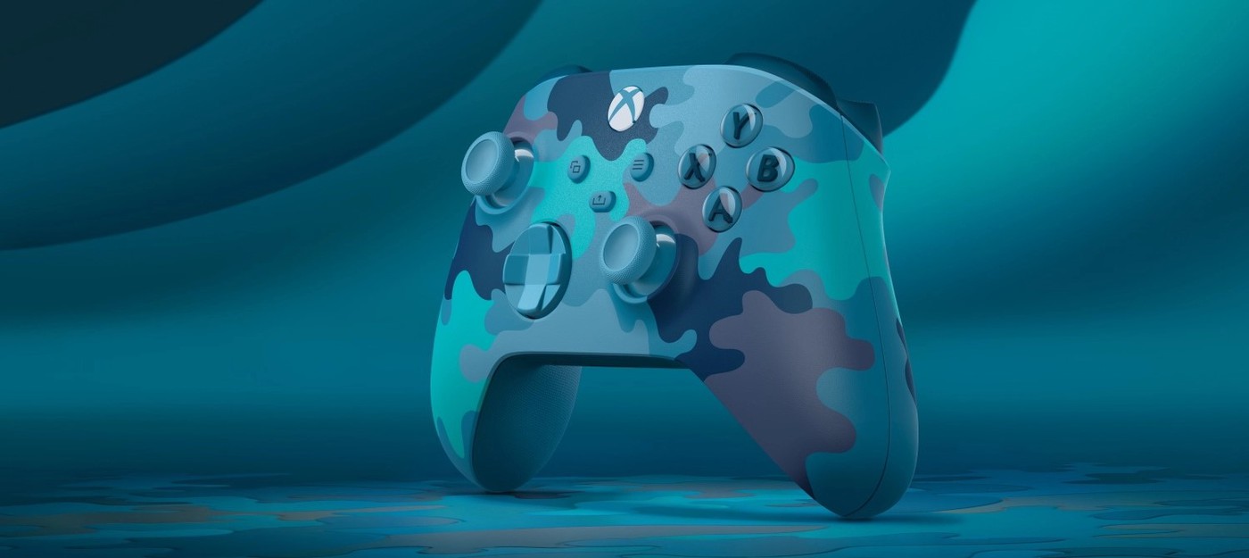 Microsoft представила новый контроллер для Xbox Series X/S в цвете Mineral Camo