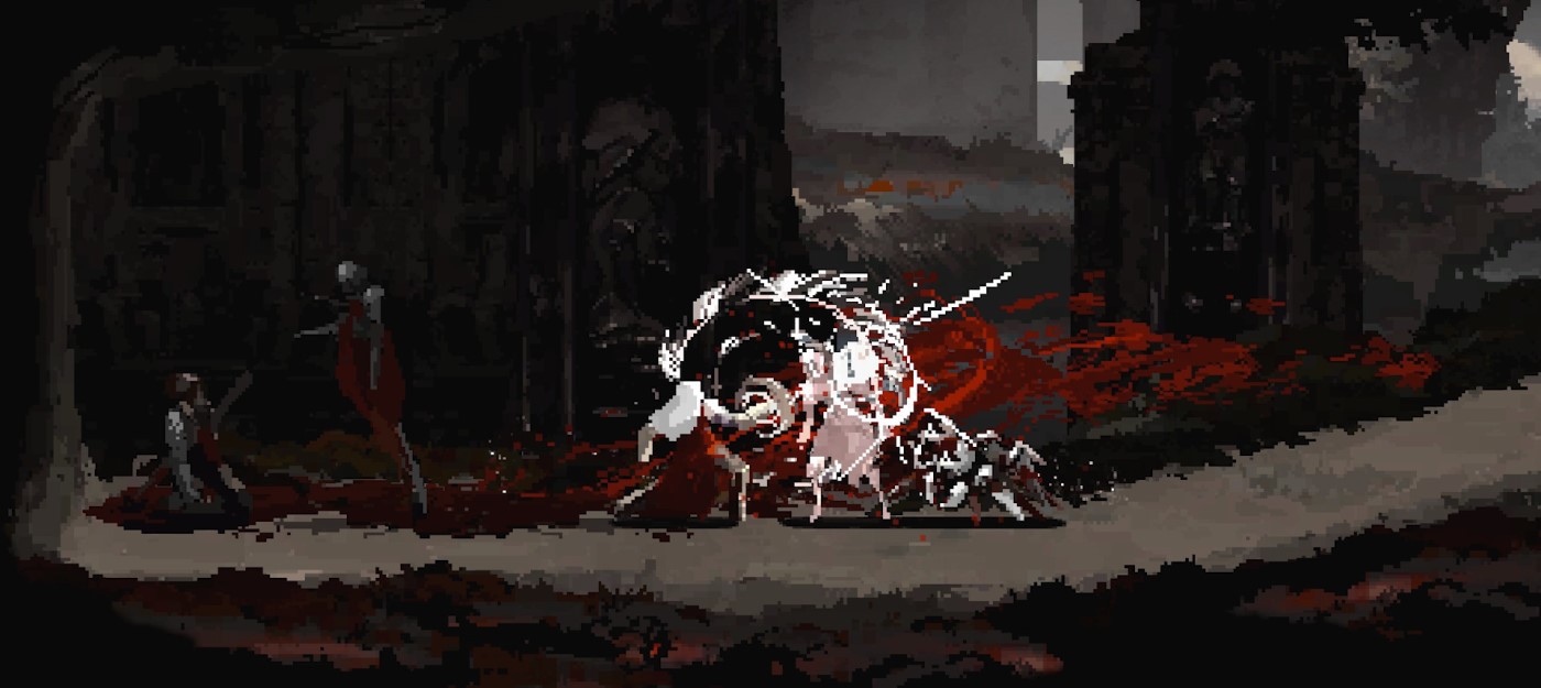 Мрачные сражения и много крови в релизном трейлере 2D-экшена Moonscars