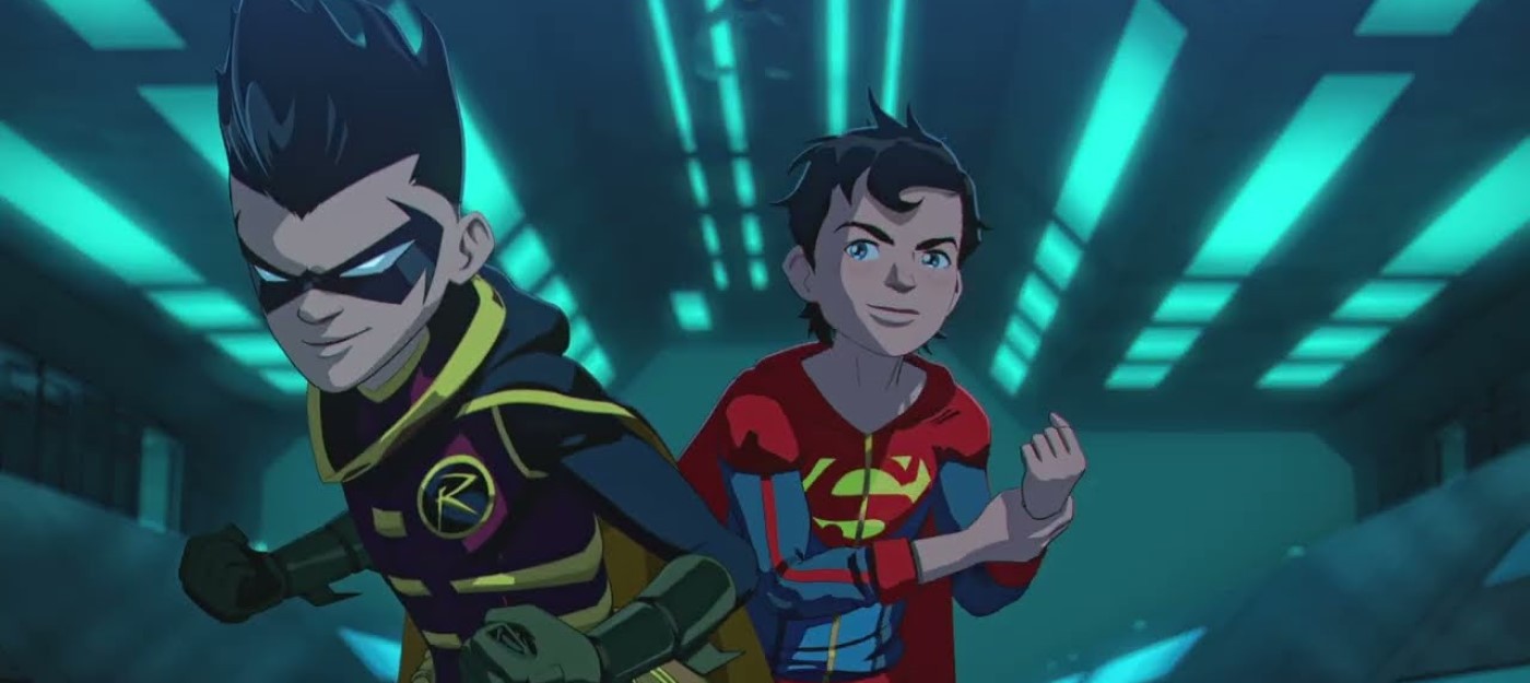 Постаревший Супермен впервые летает с сыном в клипе из мультфильма "Бэтмен и Супермен: битва Суперсыновей"