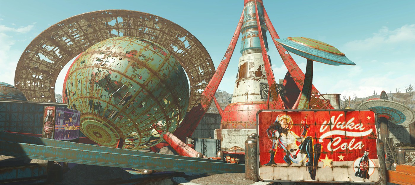 В геймплее Fallout 76  показали экскурсию по Nuka-World и самого громадного босса