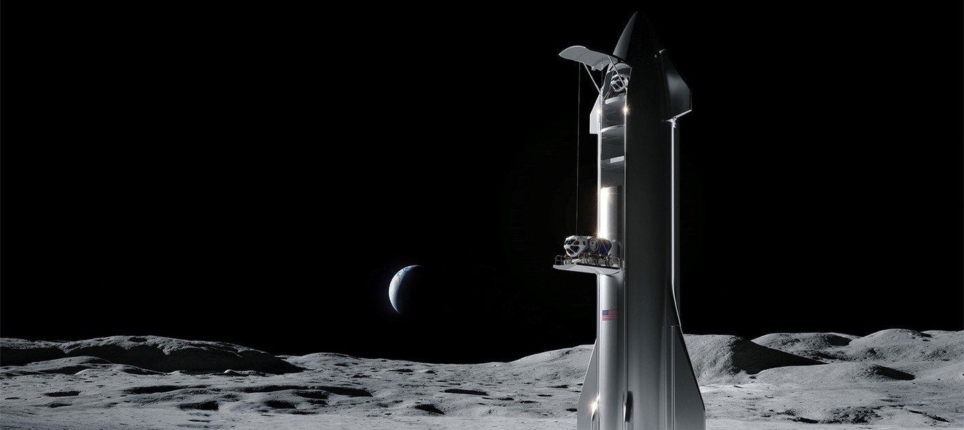 SpaceX выиграла еще один контракт на миллиард долларов для доставки людей на Луну
