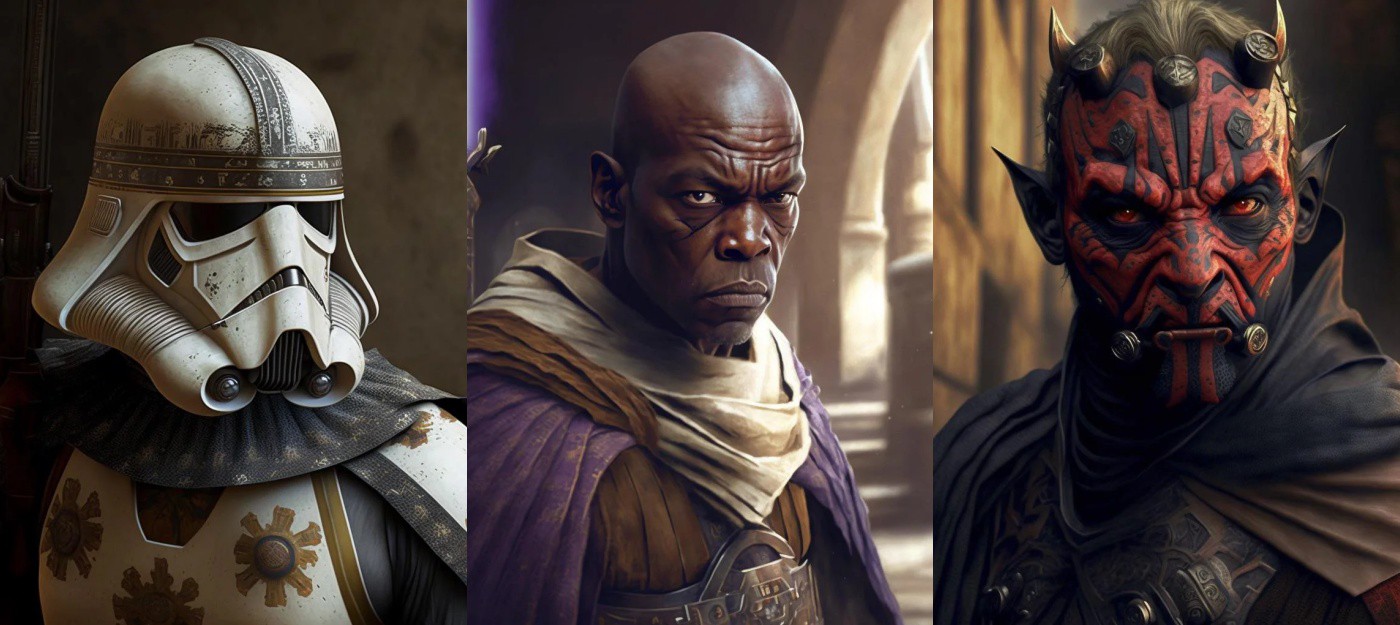 Реддитор превратил персонажей "Звездных войн" в средневековых рыцарей