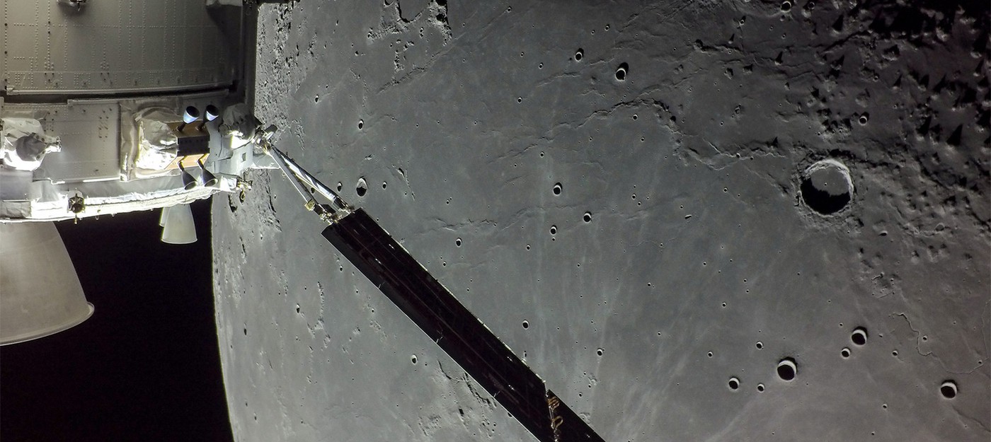 Высококачественные фотографии Луны с корабля Orion