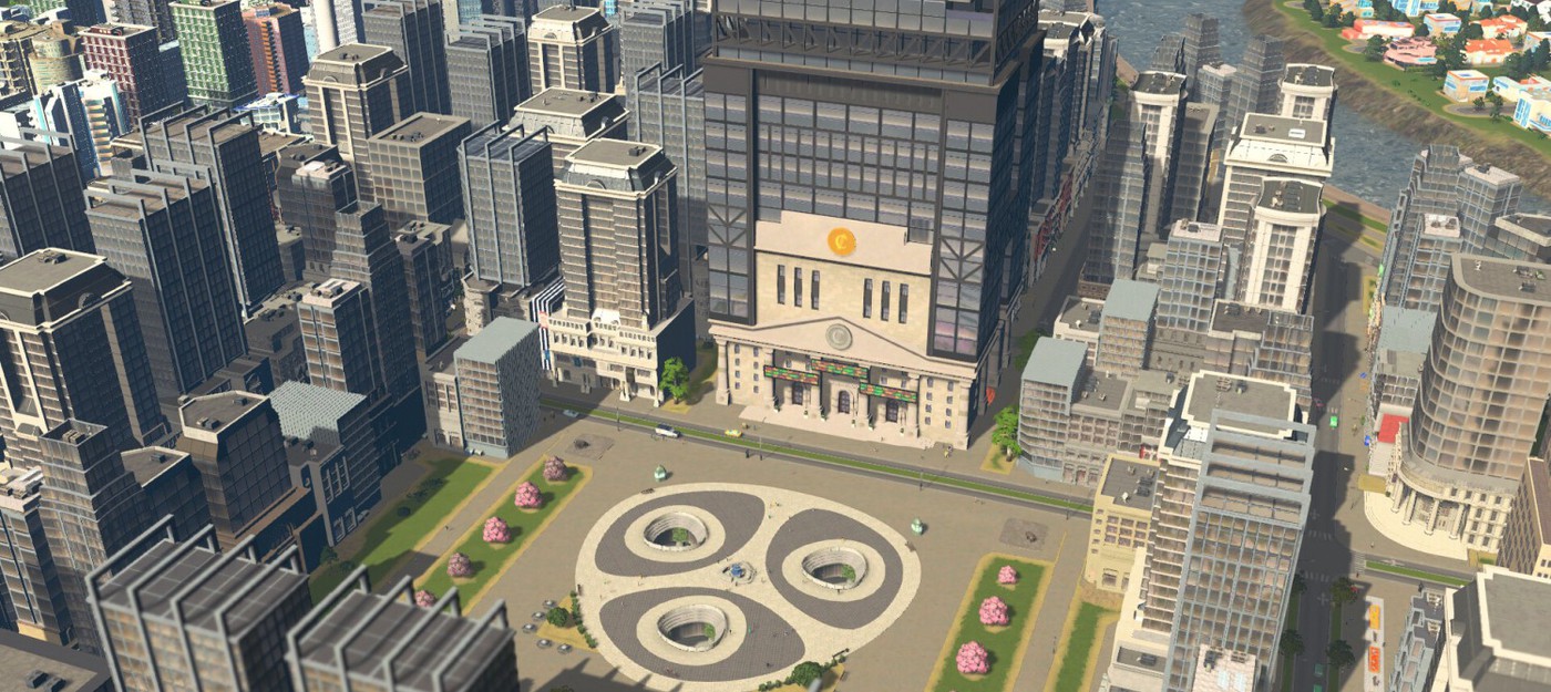 Проигрываем деньги на рынке акций и строим банки в трейлере нового дополнения Cities: Skylines