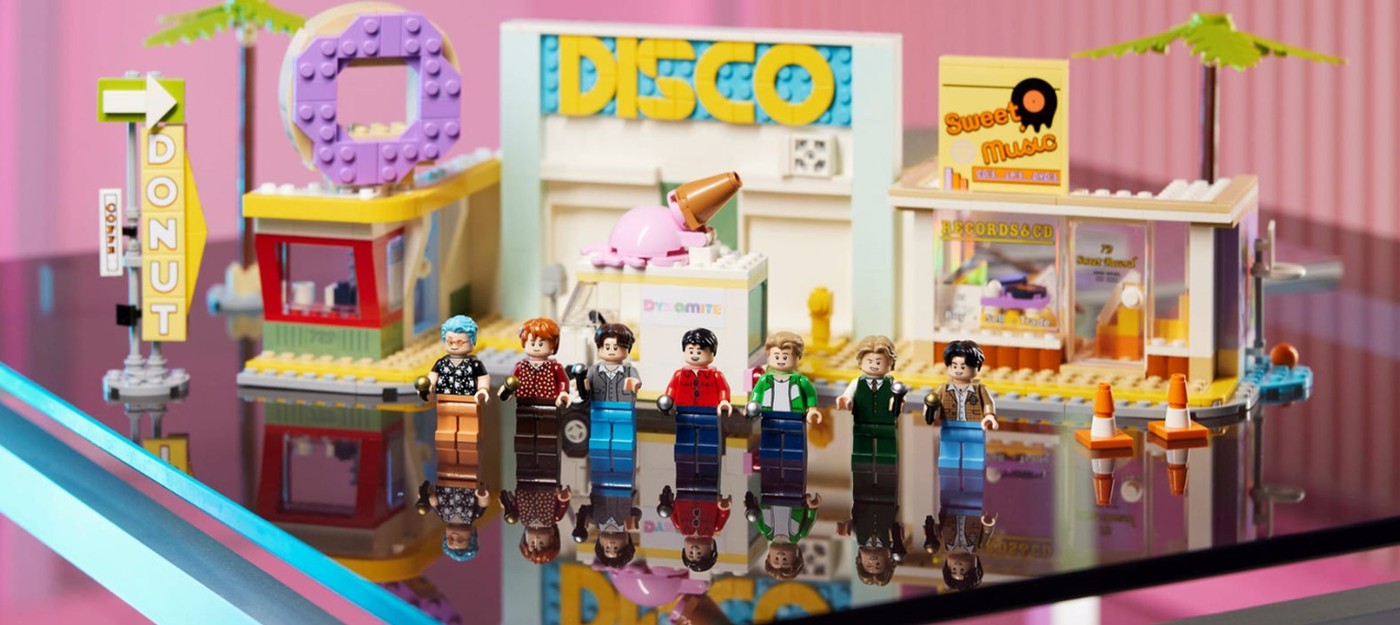 LEGO представила набор по мотивам клипа Dynamite от BTS