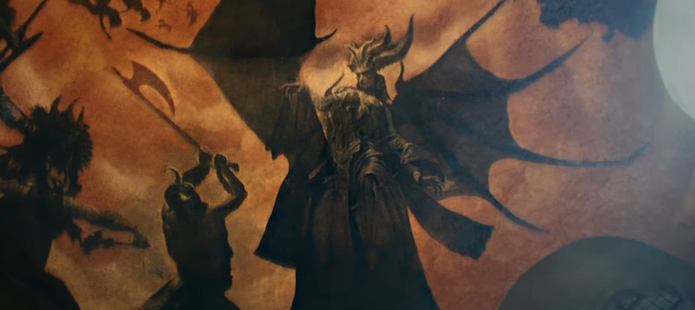 Роспись древного католического храма в видео о создании трейлера беты Diablo 4