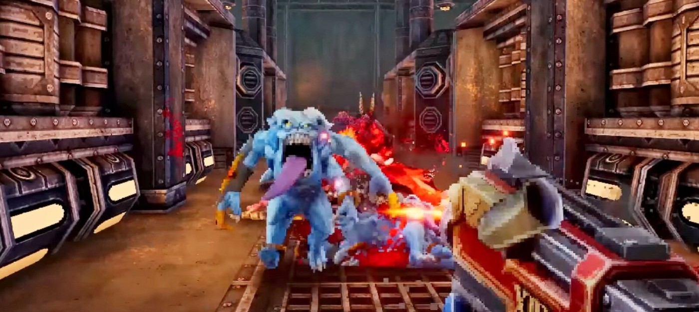 Демоны, пиксели и масса экшена в геймплее ретро-шутера Warhammer 40,000: Boltgun