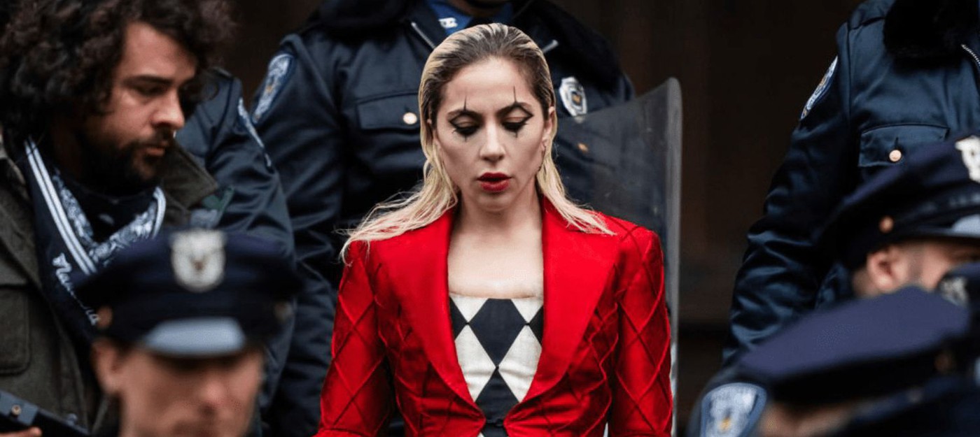 Леди Гага в образе Харли Квинн на съемках продолжения "Джокера"