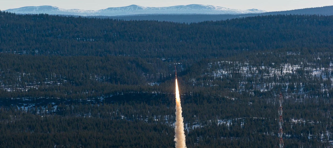 Исследовательская ракета Швеции отклонилась от курса и упала на территории Норвегии