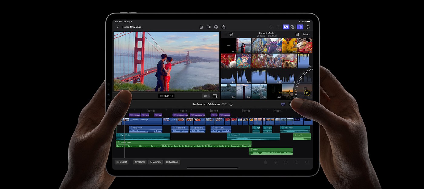 Apple выпустит Final Cut Pro и Logic Pro на iPad 23 мая