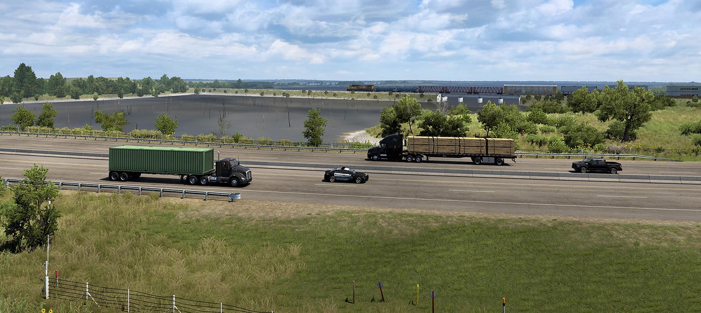 Скриншоты с красотами Канзаса из дополнения для American Truck Simulator
