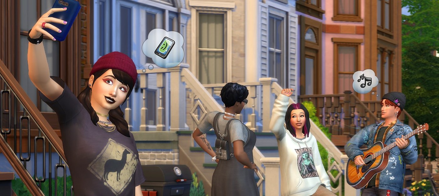 Завтра The Sims 4 получит комплекты "Возвращение гранжа" и "Книжный уголок"