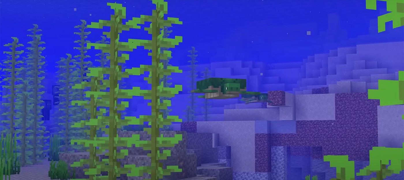 Документальное видео про Minecraft в стиле "Голубой планеты"