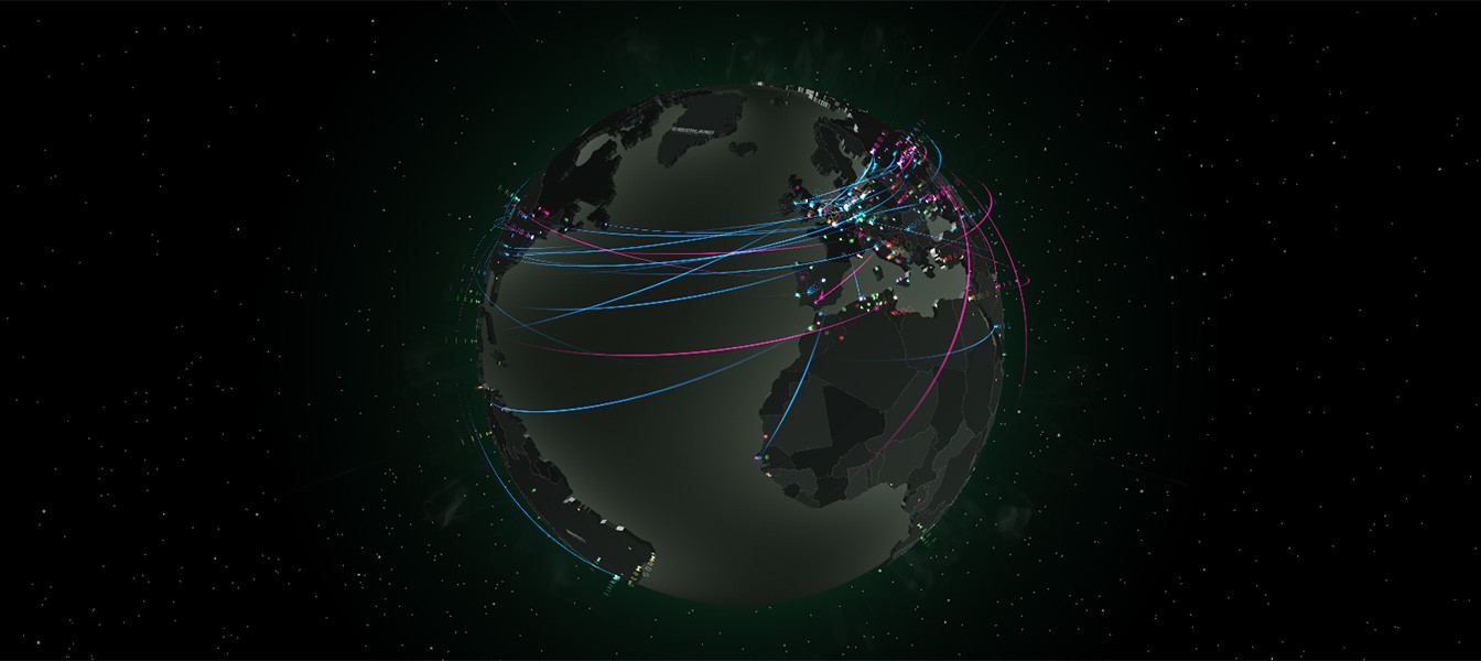 Наблюдайте за кибер-атаками по всему миру в реальном времени