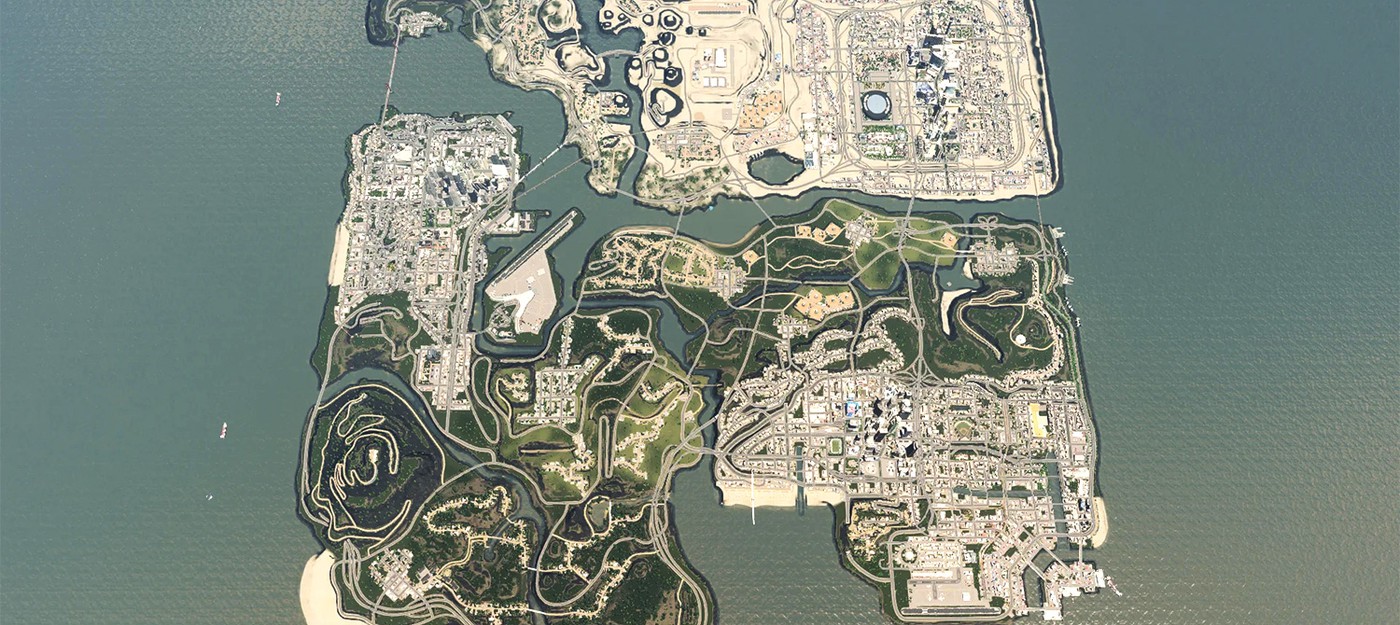 Фанат воссоздал всю карту из GTA: San Andreas в Cities: Skylines