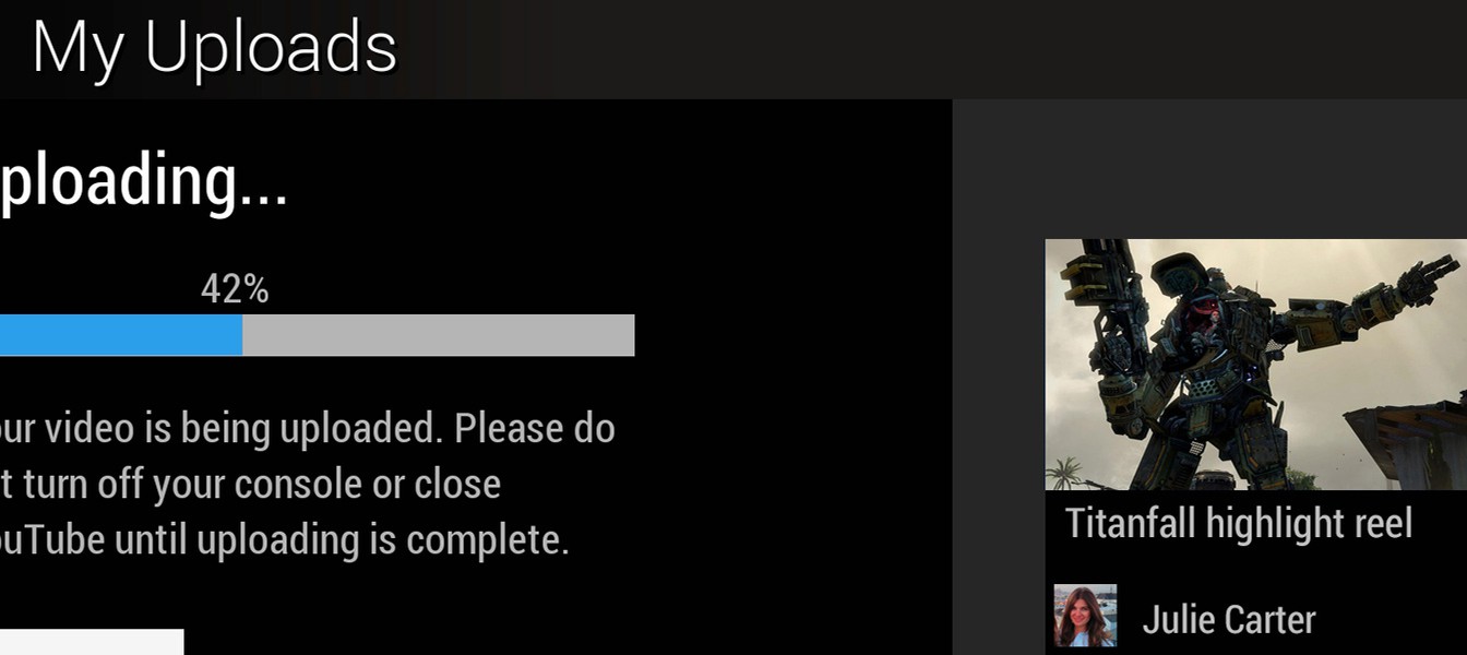 Загрузка роликов с Xbox One в YouTube уже завтра