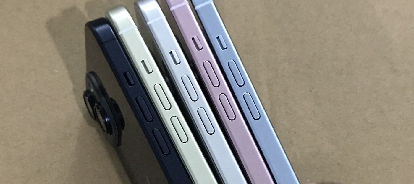 Цветовые варианты iPhone 15 и iPhone 15 Pro на демонстрационных моделях