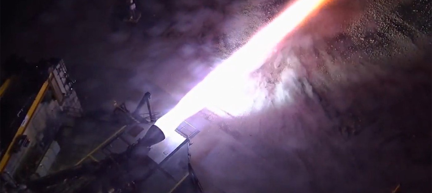 Двигатель Raptor от SpaceX успешно прошел тест для будущей посадки на Луну