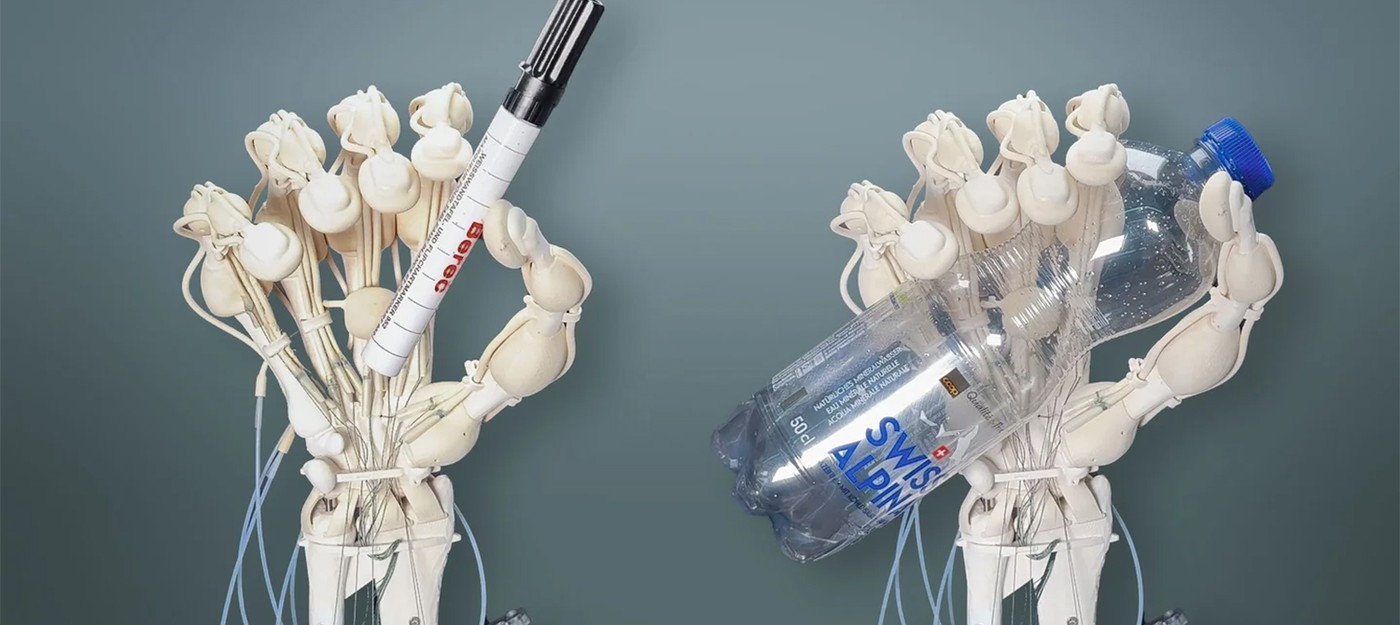 Исследователи впервые напечатали роботизированную руку с костями, связками и сухожилиями