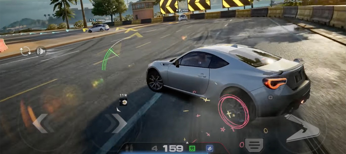 Геймплей мобильной версии Need For Speed на Unreal Engine 4
