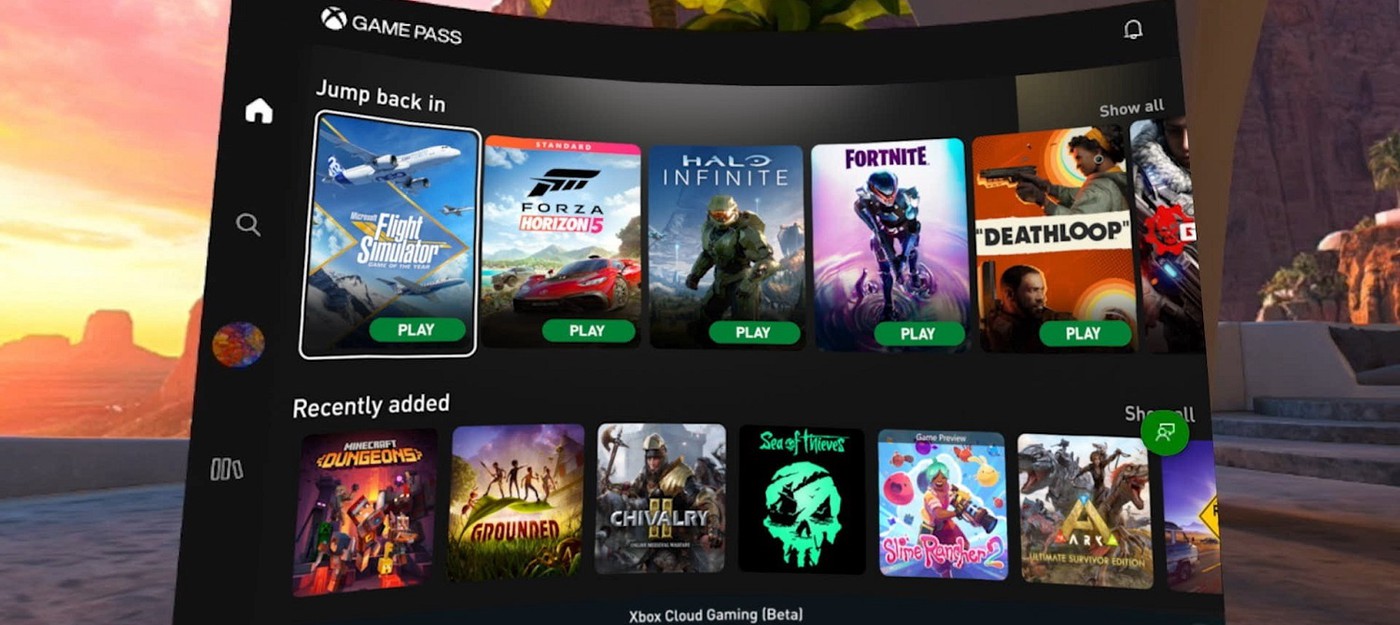 Облачный сервис Xbox Cloud Gaming стал доступен на гарнитурах Meta Quest