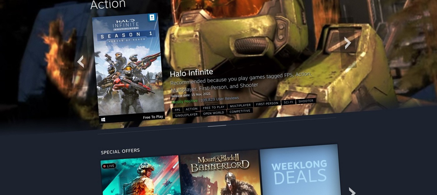 Steam получит обновленную корзину и запись игровых клипов