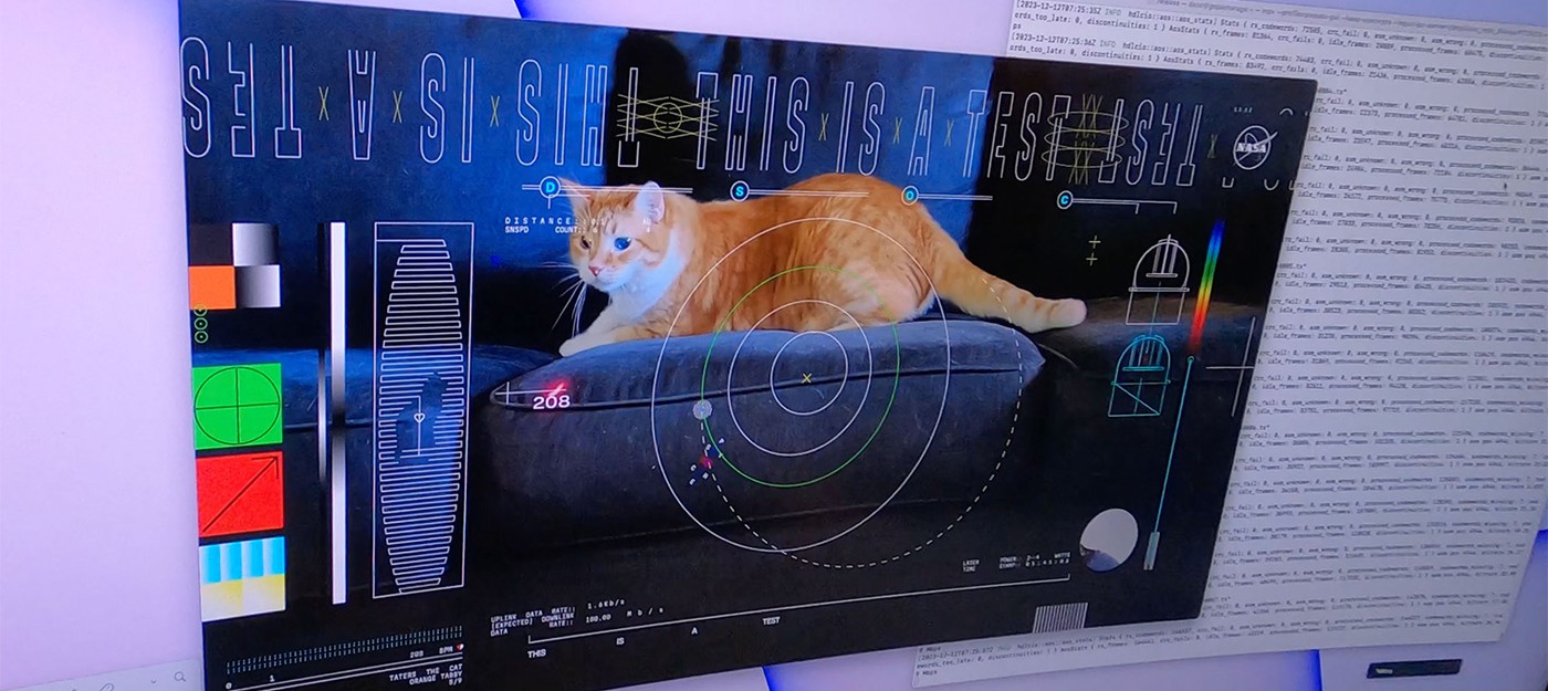 NASA передало на Землю очаровательное видео с котом при помощи лазерного луча с расстояния в 31 миллион километров