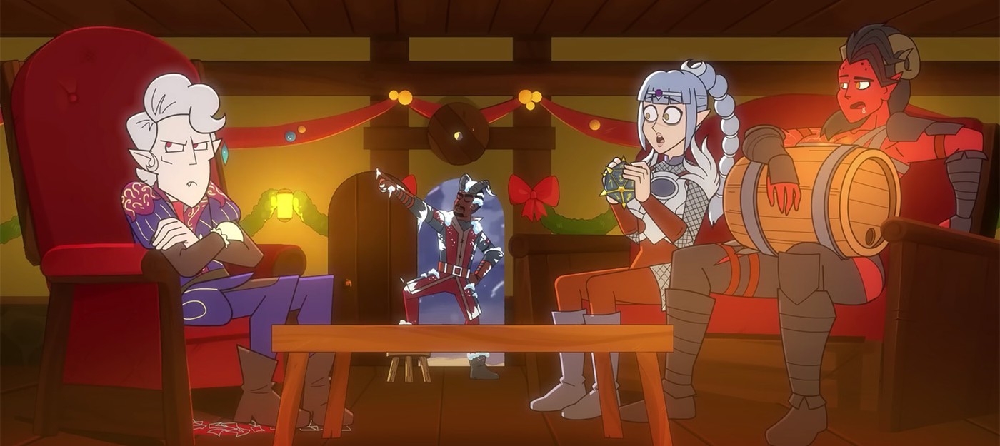 Астарион и друзья встречают Санта-Клауса в этой анимации Baldur's Gate 3