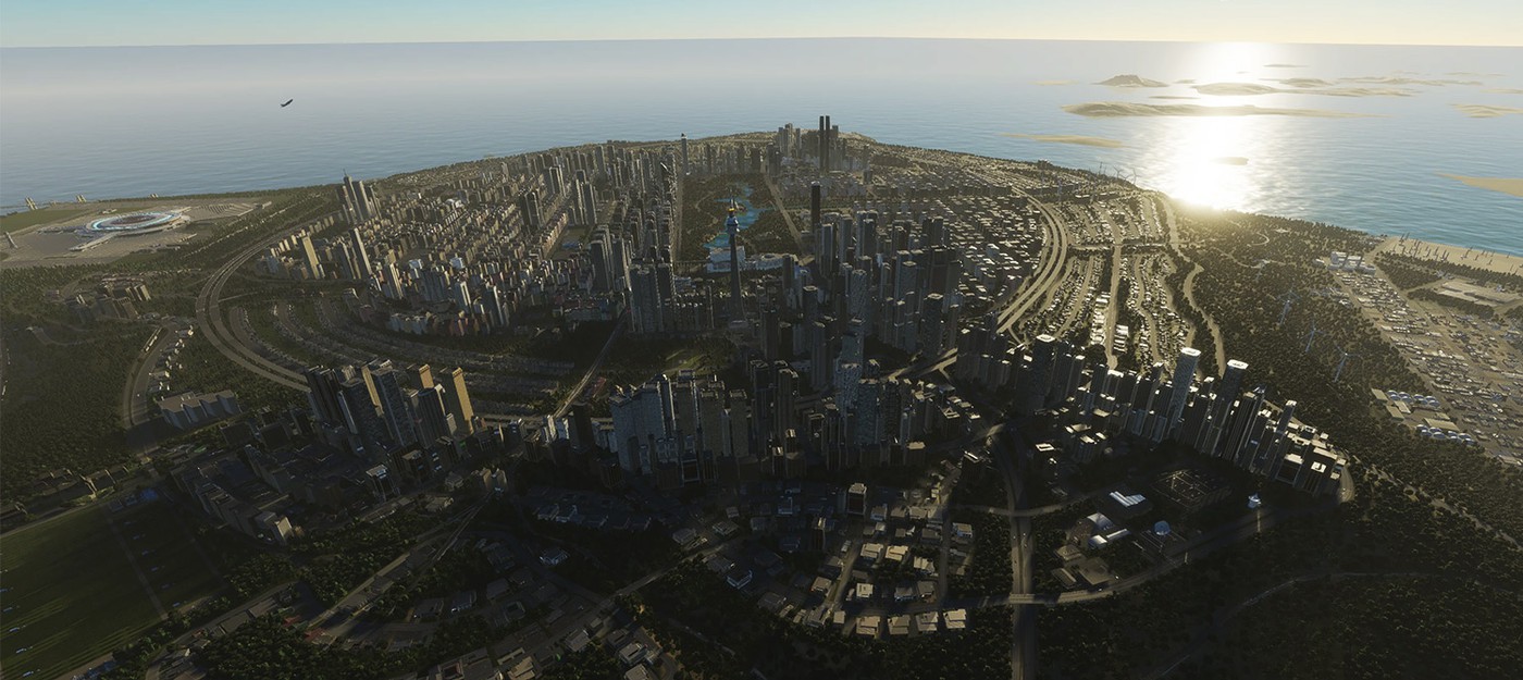 Игрок Cities: Skylines поделился потрясающим портовым городом на 500 000 жителей — жалуется на пробки
