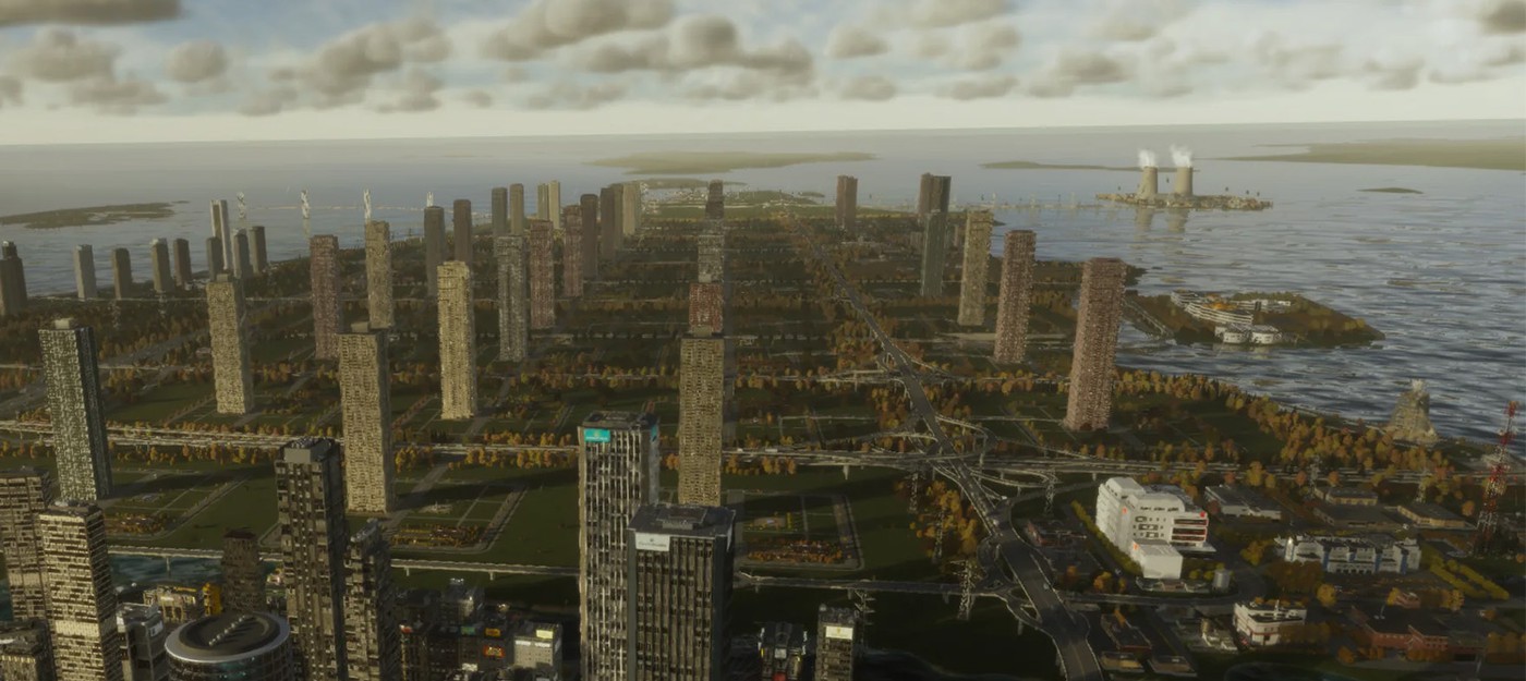 Игрок Cities: Skylines построил город на основе идей архитектора Ле Корбюзье