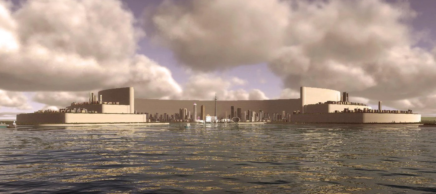 Игрок Cities: Skylines построил мегаполис на воде, которому могут завидовать арабские принцы