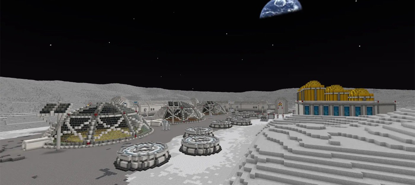Lunarcraft позволяет построить собственную лунную базу в мире Minecraft
