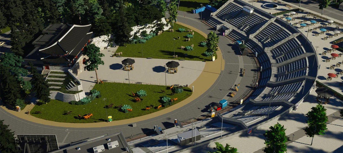 Игрок Cities: Skylines 2 создал потрясающе детализированный зоопарк с уникальными вольерами для зверей