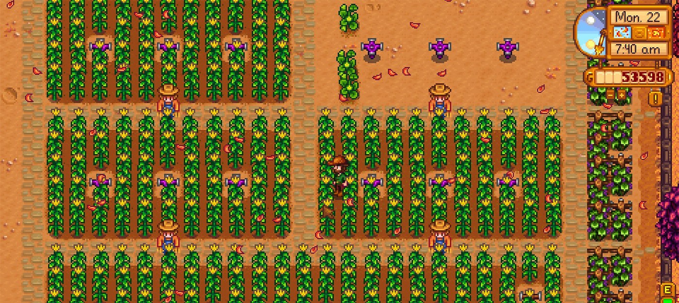 Игроки Stardew Valley наконец-то узнали правду: сбор урожая слева направо был на 100 мс быстрее, чем справа налево