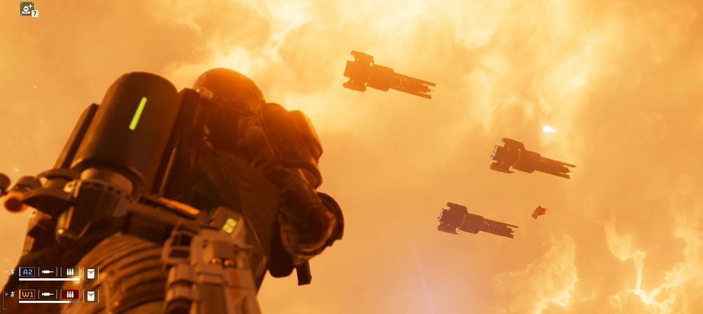 Helldivers 2 предупреждает игроков, что Автоматоны разрабатывают "воздушные артиллерийские корабли"