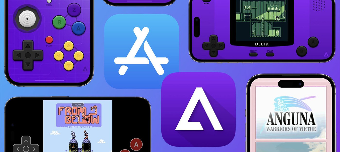 Бесплатный эмулятор игр Delta для iPhone доступен в App Store