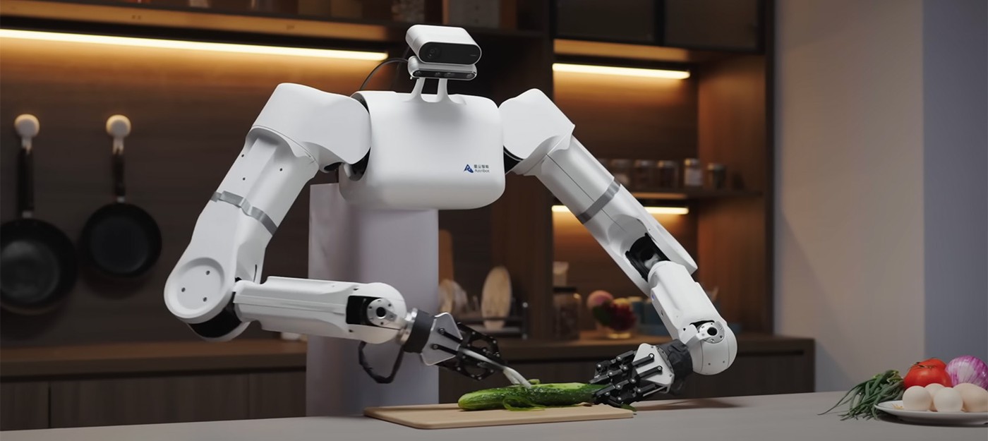Робот с ИИ Astribot S1 впечатляет ловкостью и точностью движений для готовки и уборки