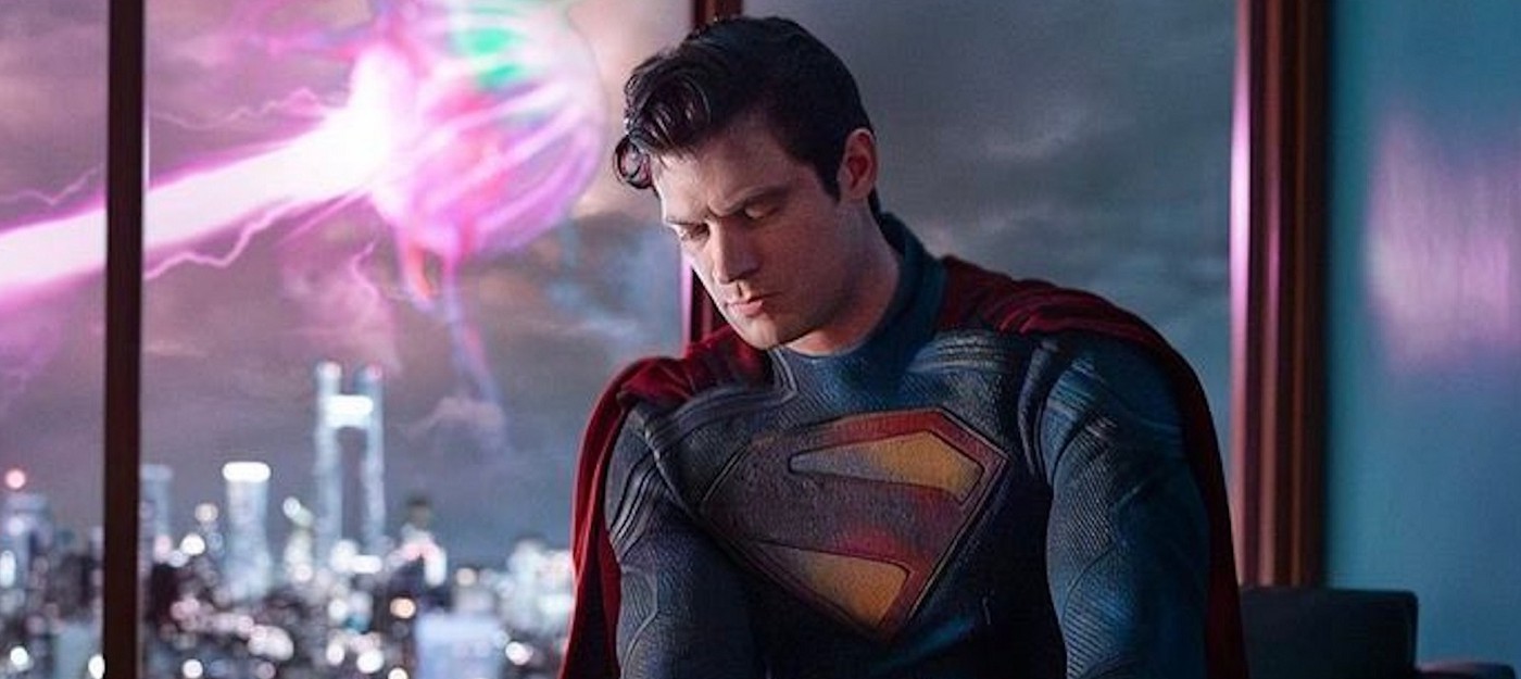 Фото: Дэвид Коренсвет в образе Супермена из фильма Джеймса Ганна