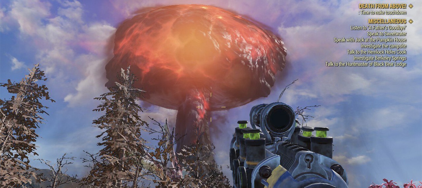 Игроки Fallout 76 протестуют против закрытия студий Xbox, направляя ядерные бомбы на лагерь Фила Спенсера