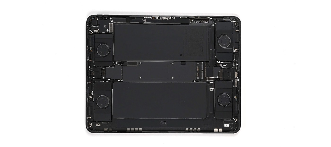 Вскрытие нового iPad Pro M4 от iFixit показало облегчённую замену батареи
