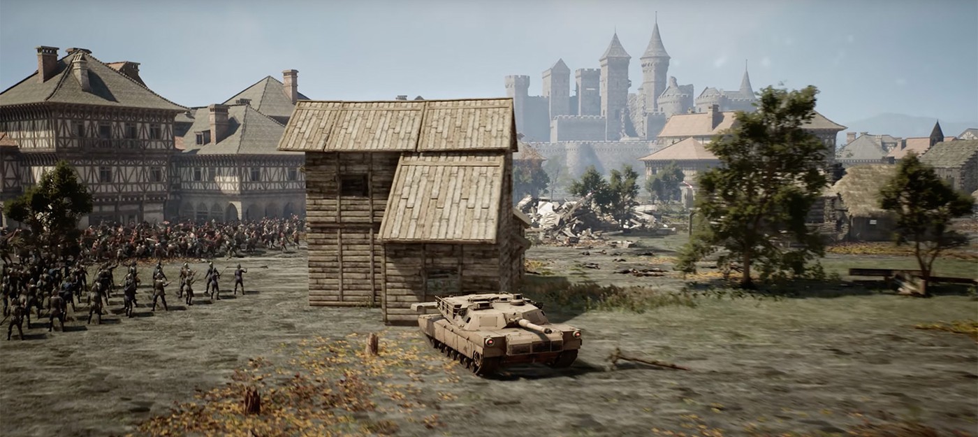 В средневековом симуляторе войны Kingmakers показывают, что происходит, когда в битву вступает танк Abrams