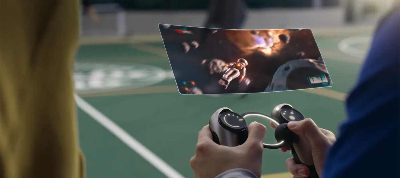 Sony представила концепт футуристического контроллера с парящим дисплеем