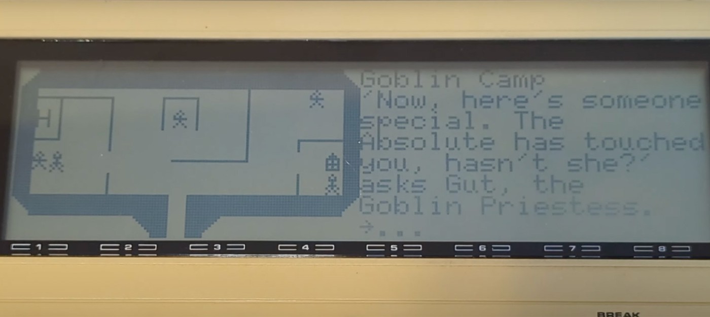 8-битный демейк Baldur's Gate 3 был создан для 40-летнего ноутбука