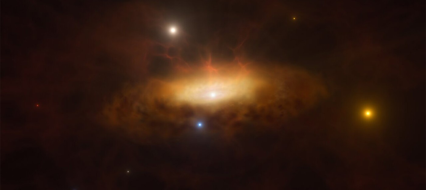 Астрономы впервые увидели, как супермассивная черная дыра пробуждается к жизни