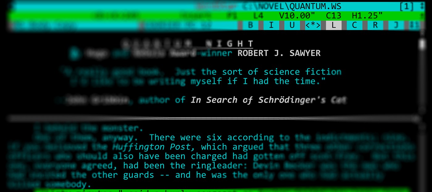 Писатель-фантаст выпустил бесплатный архив легендарного текстового редактора WordStar — его до сих пор испльзует Джордж Р. Р. Мартин