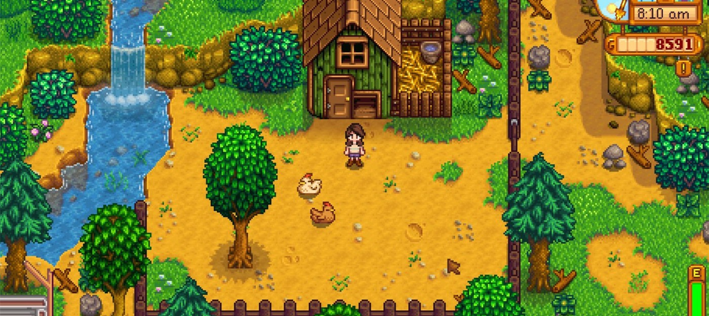 Создатель Stardew Valley придумал объяснение ошибке, из-за которой пропадают куры: "На ферме появился дикий койот"