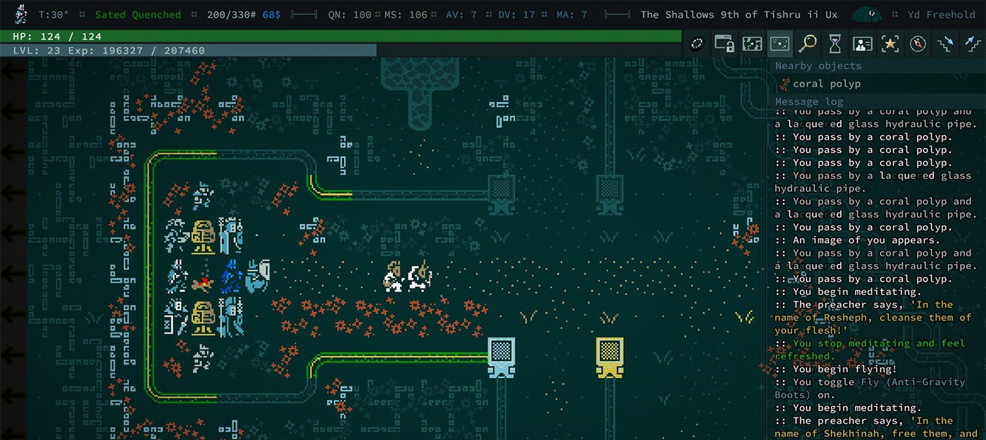 Шикарный рогалик Caves of Qud получил долгожданный туториал перед декабрьским релизом